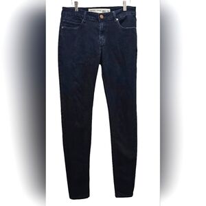 0055 Barbell Apparel Dark Denim Slim Fit Skinny Jeans Size 29L